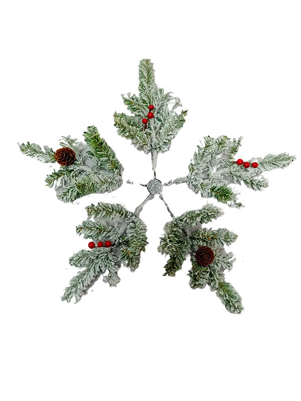Outras decorações de Natal especiais em formato de floco de neve-SWFL203501