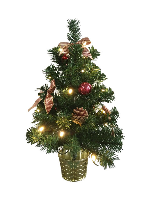 Conjunto de árvore de Natal de mesa